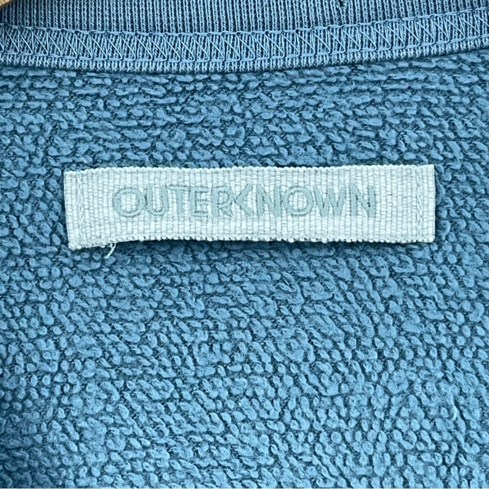 OuterKnown L High Tide Crew Sweatshirt 0221 Ash Blue large men - Picture 4 of 8
